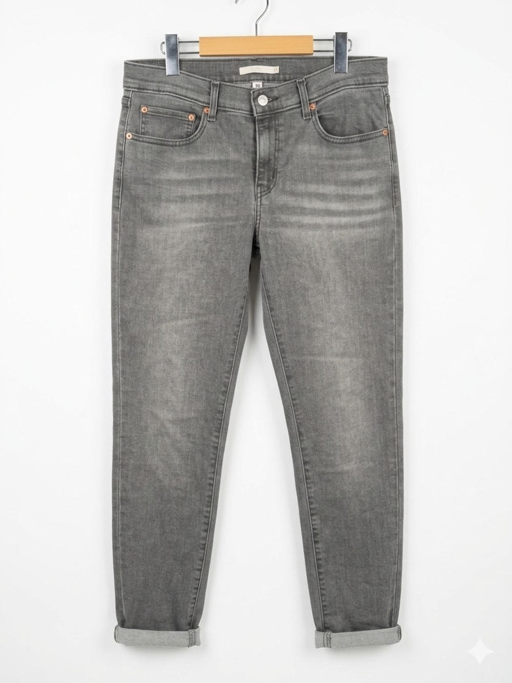 Levi's Women's Boyfriend Jeans Black Gray Charcoal Size 30